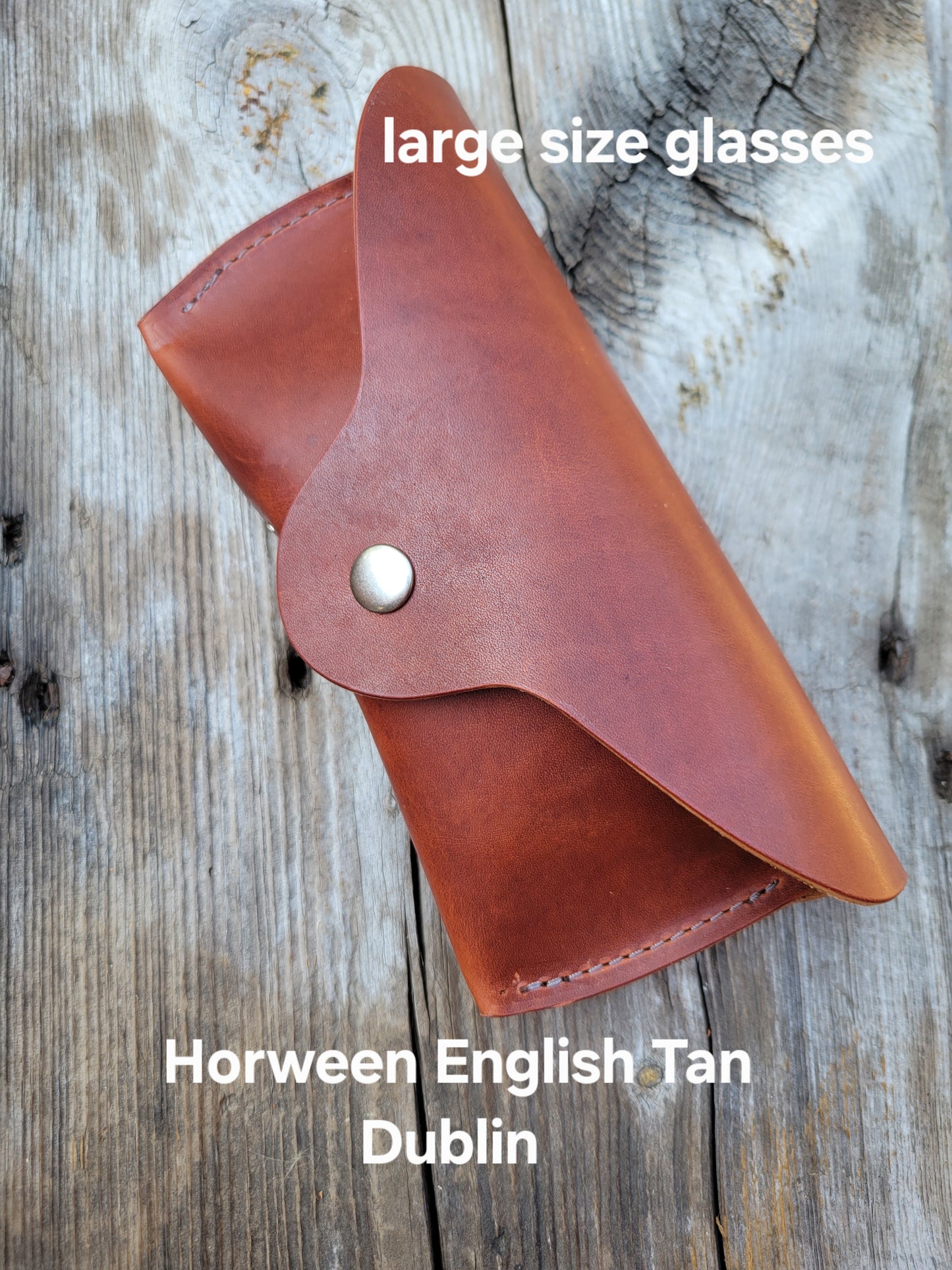 Horween Leather Glasses Case - Large
