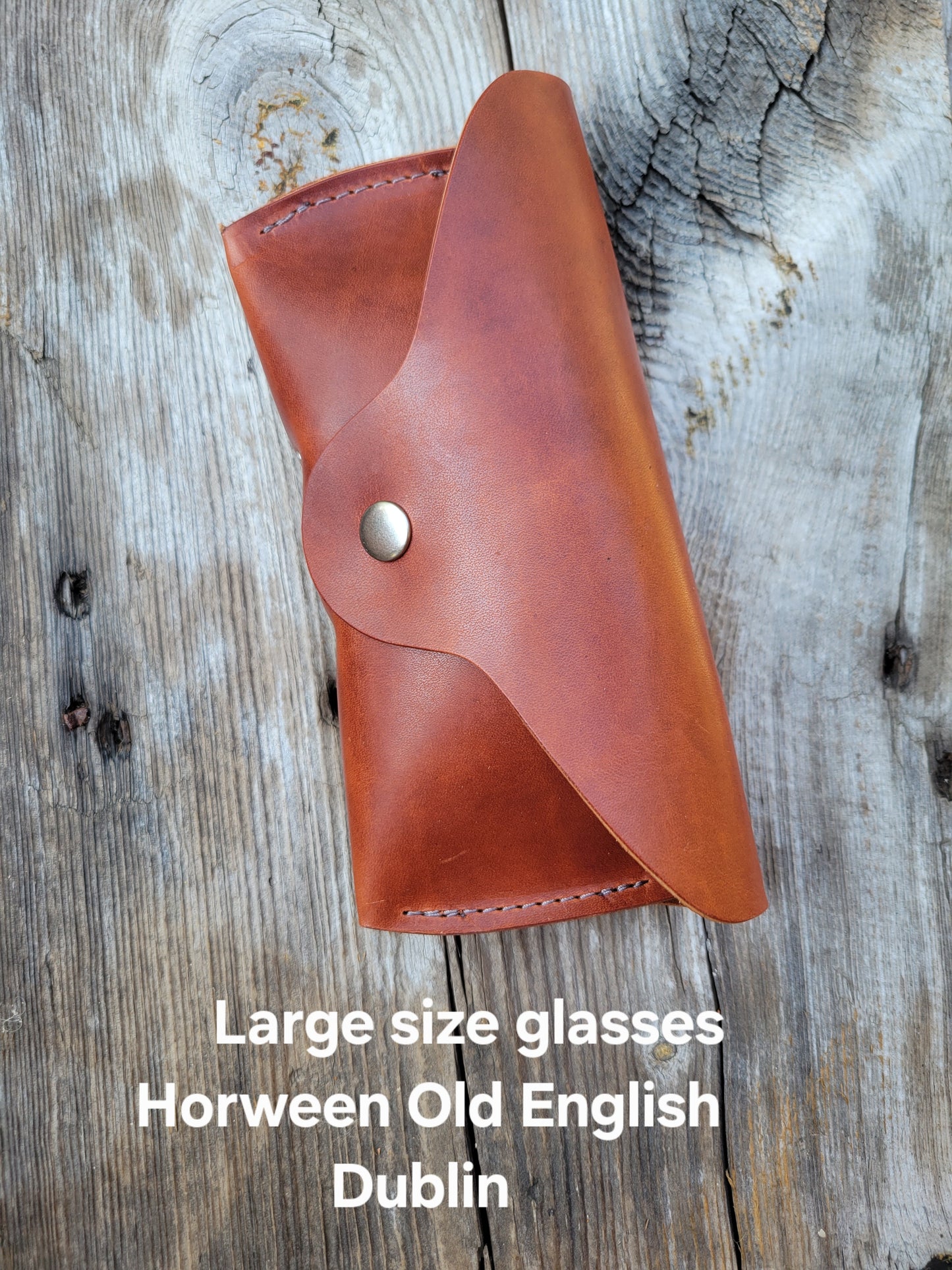 Horween Leather Glasses Case - Large